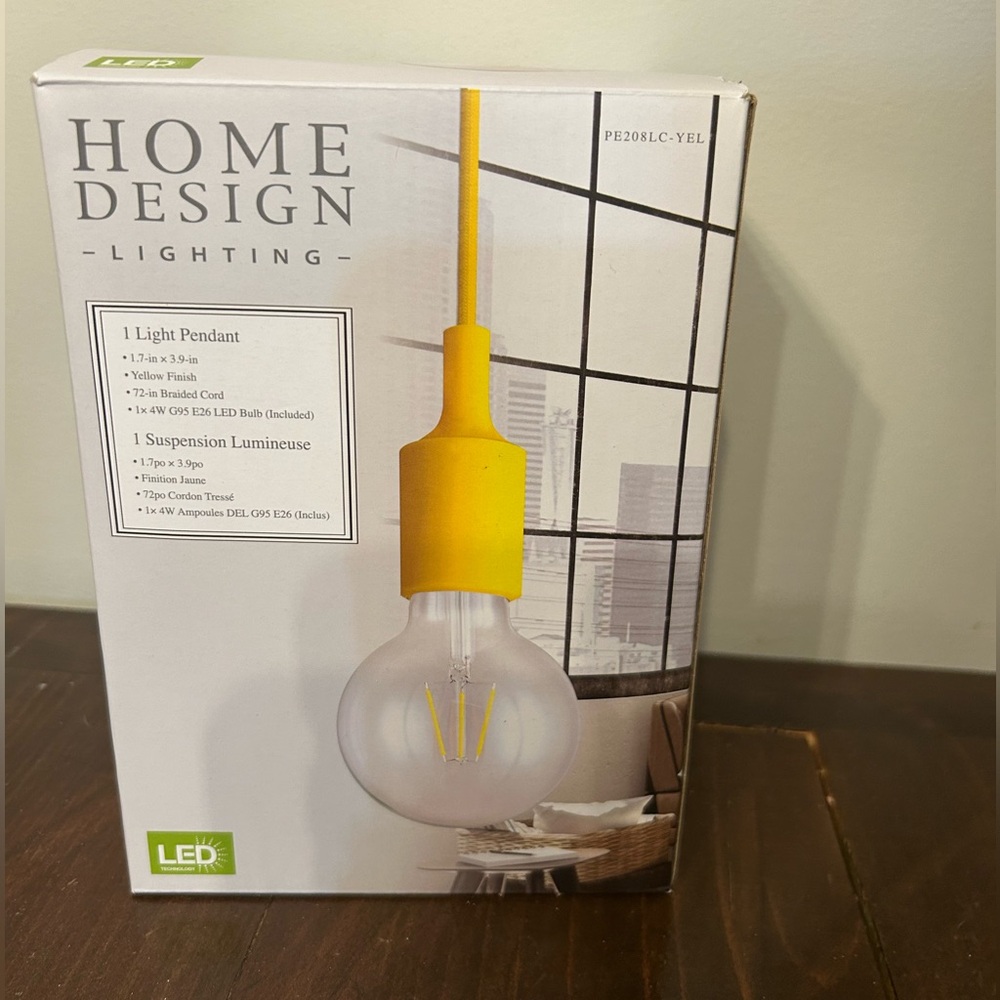 Set of 3 for $20 - Oversized Bulb LED Pendant Light
